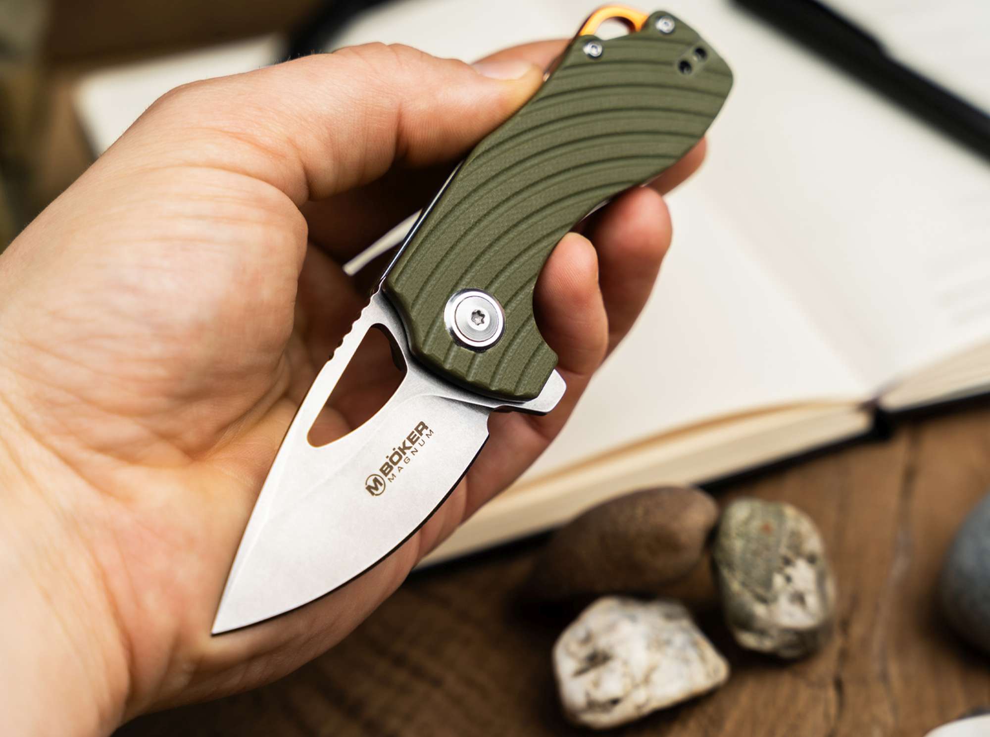 Briceag Magnum Tadpole Heinr. Böker Baumwerk GmbH- Lama 440C, Maner G10