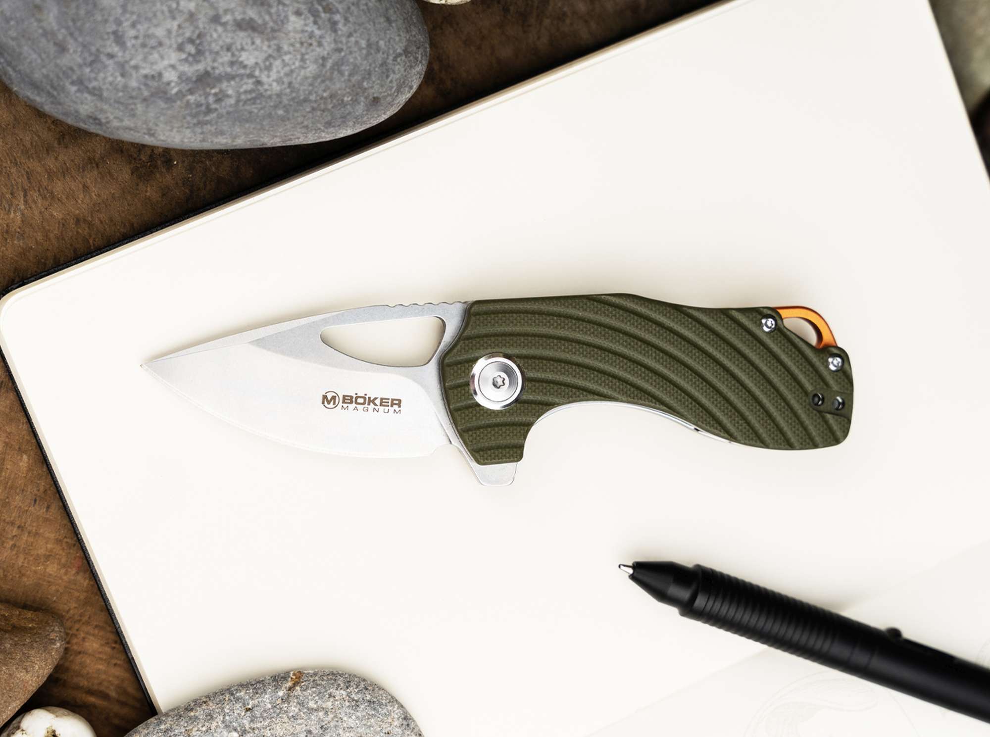 Briceag Magnum Tadpole Heinr. Böker Baumwerk GmbH- Lama 440C, Maner G10