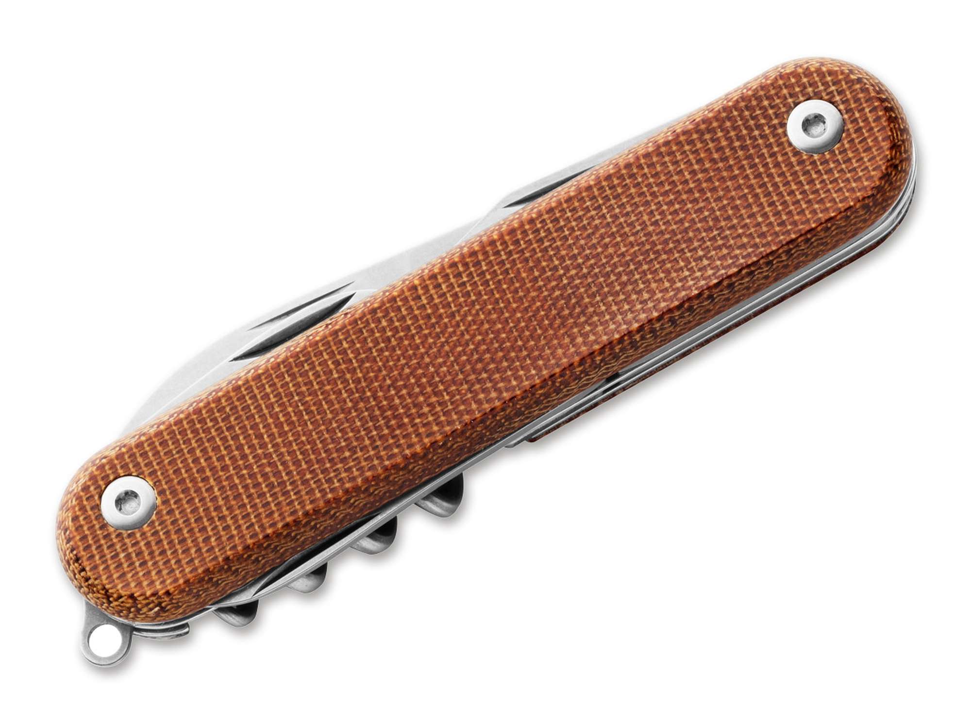 Briceag Malga 6 MagnaCut Micarta Natural MKM- Lama MagnaCut, 6 Instrumente