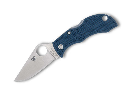 Briceag Manbug SPY27 FRN Cobalt Blue PlainEdge Spyderco- Lama CPM SPY27, Maner FRN