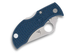Briceag Manbug SPY27 FRN Cobalt Blue PlainEdge Spyderco- Lama CPM SPY27, Maner FRN
