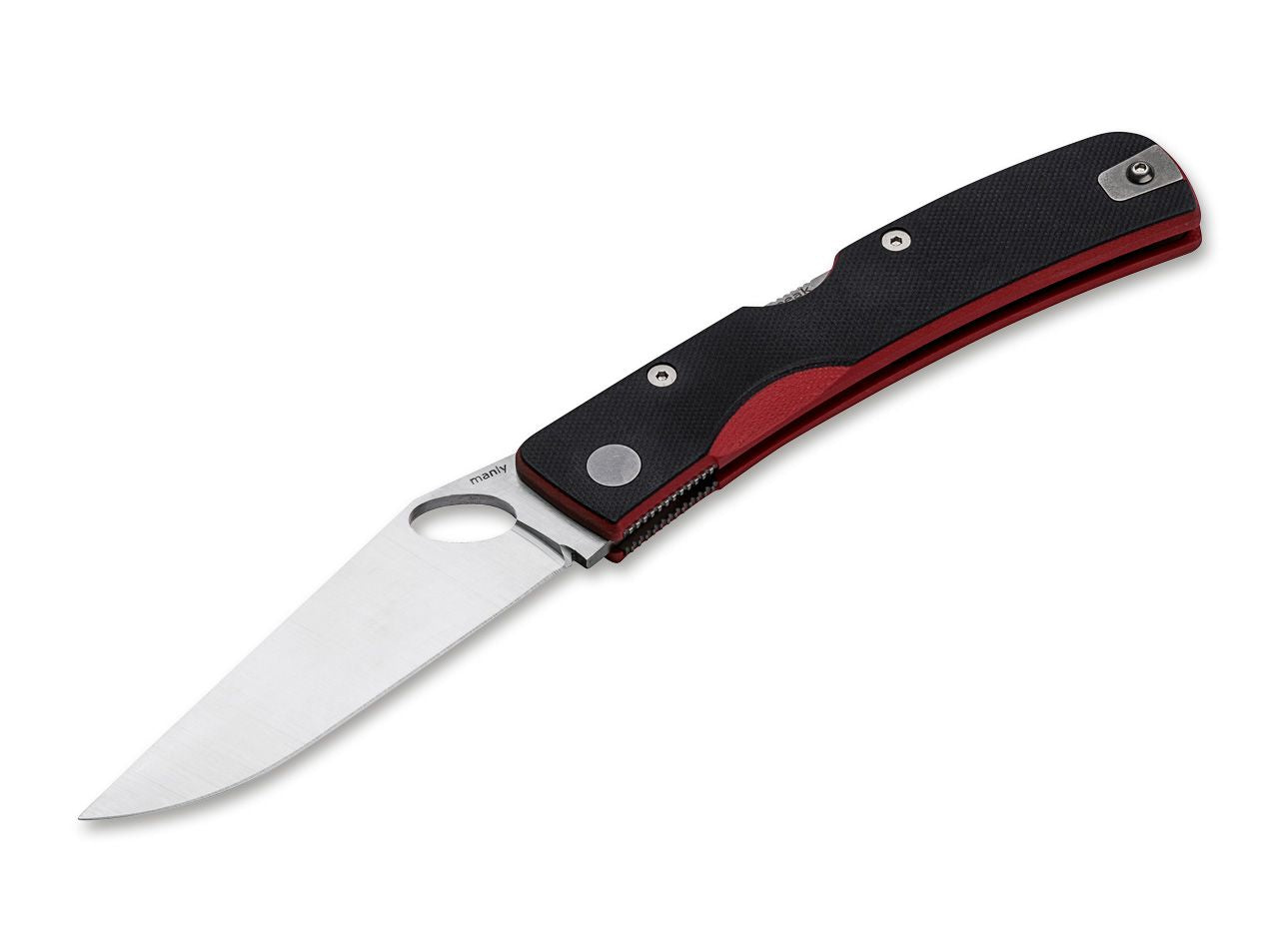 Briceag Manly Peak CPM-S-90V Red – Cuțit EDC Premium, Extrem de Durabil și Performant