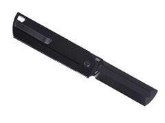 Briceag Mbombo Frame Lock All Black CRKT- Maner Titan, Ideal EDC