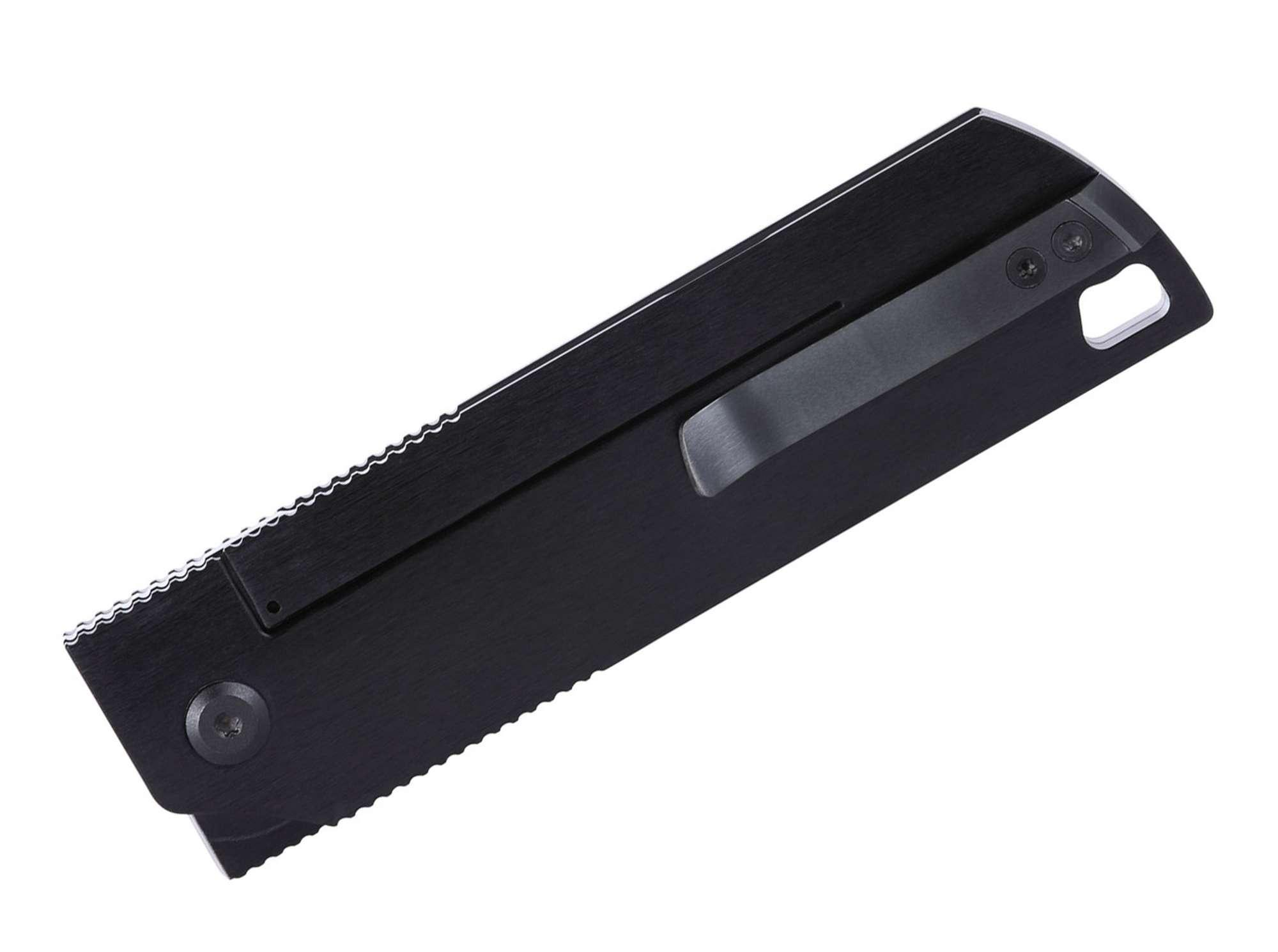 Briceag Mbombo Frame Lock All Black CRKT- Maner Titan, Ideal EDC