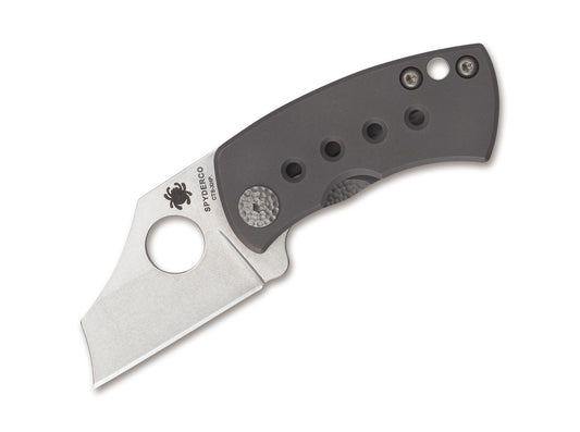 Briceag McBee Spyderco- Design Ultra-Compact, Maner Titan Solid