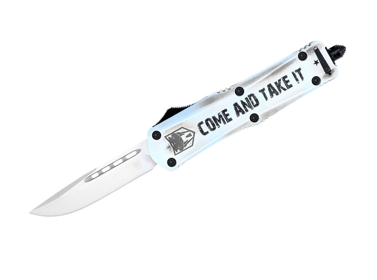 Briceag Medium Come And Take It FS-3 Drop CobraTec- Mecanism OTF, Design Robust
