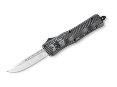 Briceag Medium Stonewash CTK-1 Drop CobraTec- Mecanism OTF, Lamă D2 Drop Point