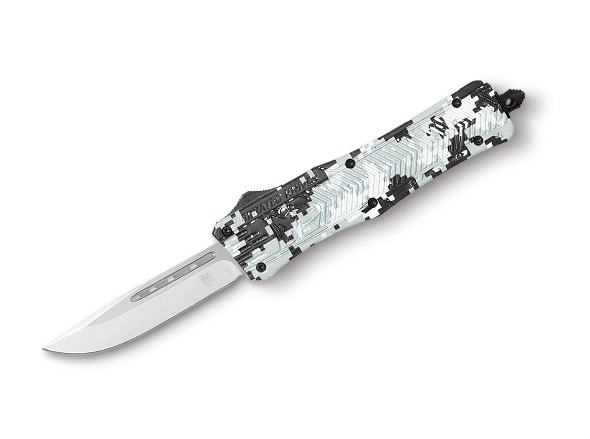 Briceag Medium Winter Digi Camo CTK-1 Drop CobraTec- OTF, Lamă D2