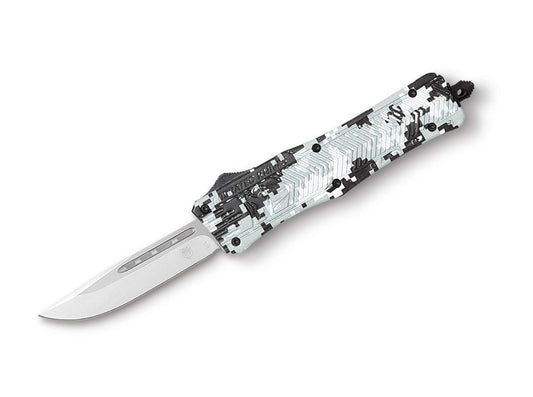 Briceag Medium Winter Digi Camo CTK-1 Drop CobraTec- OTF, Lamă D2