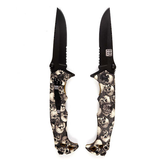 Briceag Mes Skull Negru - Pregătire Tactică Constantă