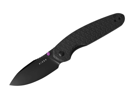 Briceag Meteora Nitro-V Aluminum All Black Kizer- Lama Nitro-V, Aluminiu