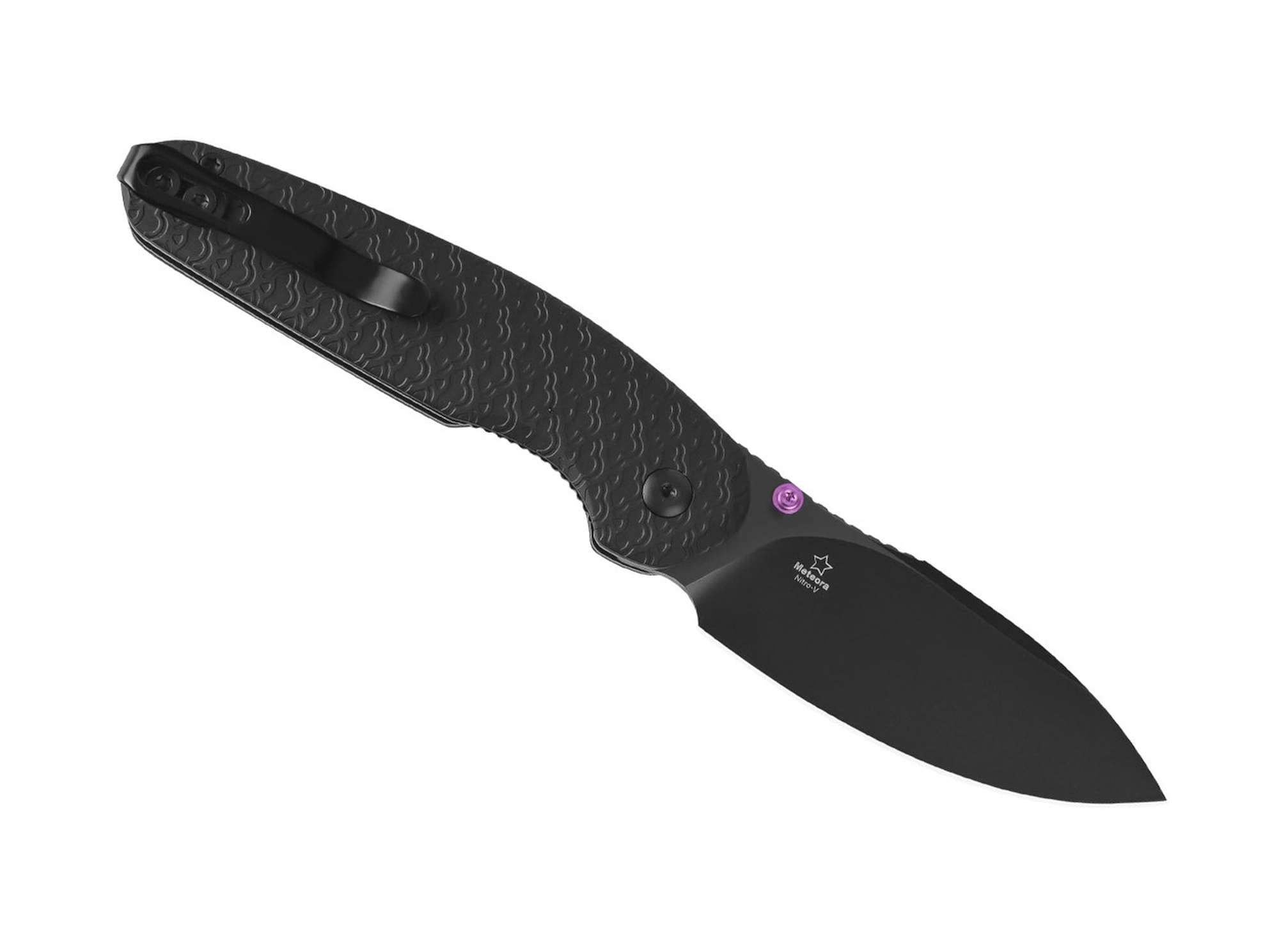 Briceag Meteora Nitro-V Aluminum All Black Kizer- Lama Nitro-V, Aluminiu