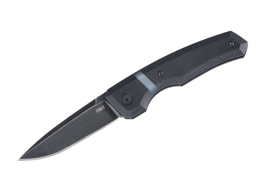 Briceag Michaca Automatic G10 Black CRKT- Mecanism Automat, Maner G10 Negru