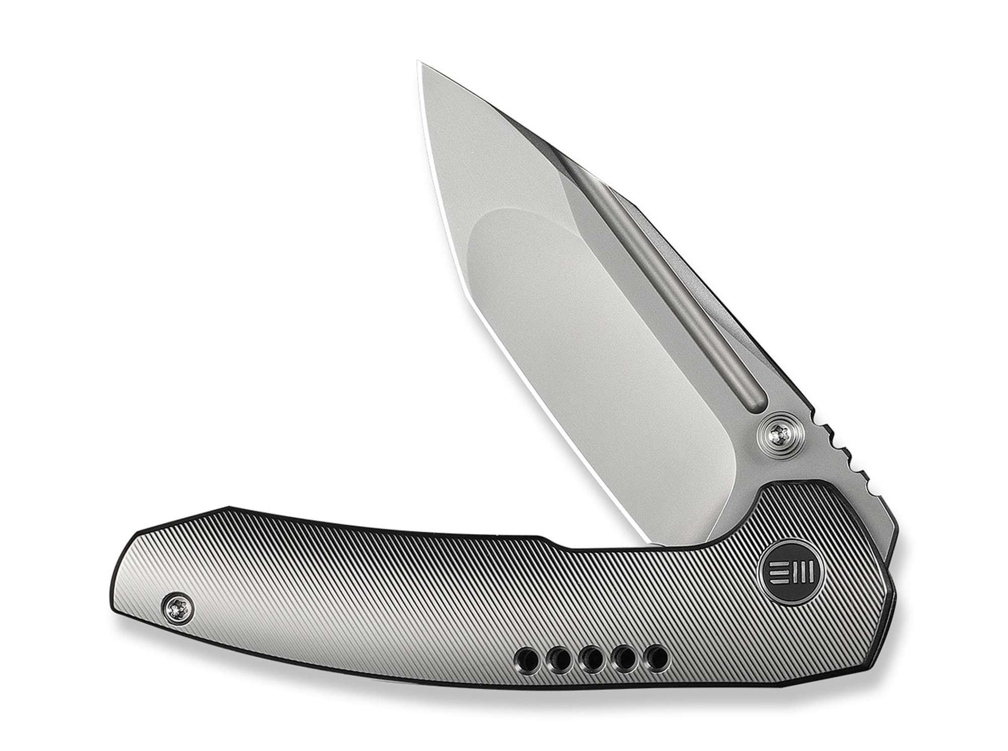 Briceag Micro Trogon M390 Gray Ti WE Knife- Lama M390, Maner Titan