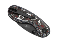 Briceag Microbe M390 CF DLC Kizer- Lama M390 DLC, Maner Fat Carbon