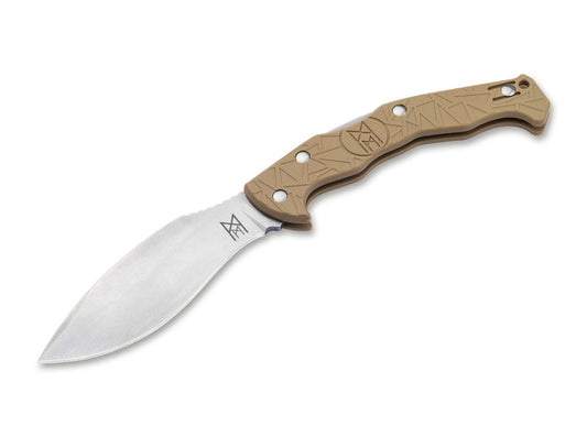 Briceag Midgards Messer EDC Kukri Desert Tan Boker- Greutate Redusa, Otel MM Viking Steel