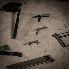 Briceag Militar Duits Legermes #9125 Verde - Utilitate Esențială în Teren