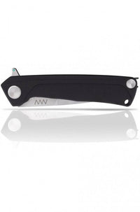 Briceag Militar Z100 Stonewash Plain Edge G10 Black Anv Knives