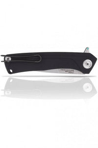 Briceag Militar Z100 Stonewash Plain Edge G10 Black Anv Knives
