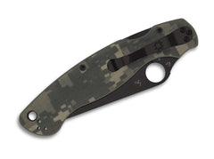 Briceag Military 2 G10 Digital Camo Black Blade PlainEdge Spyderco- USA, S30V