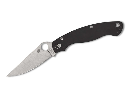 Briceag Military 2 PlainEdge Spyderco- Blocare Compression Lock, Maner G10