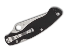 Briceag Military 2 PlainEdge Spyderco- Blocare Compression Lock, Maner G10