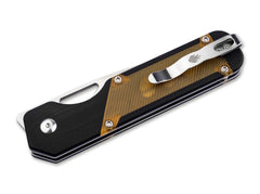 Briceag Militaw G10 Black PEI Kizer- Lama 154CM, Maner G10/PEI