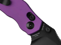 Briceag Mini Bulldog Nitro-V Purple Aluminum Black Blade Kizer- Lamă Nitro-V, Mâner Mov