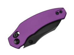 Briceag Mini Bulldog Nitro-V Purple Aluminum Black Blade Kizer- Lamă Nitro-V, Mâner Mov