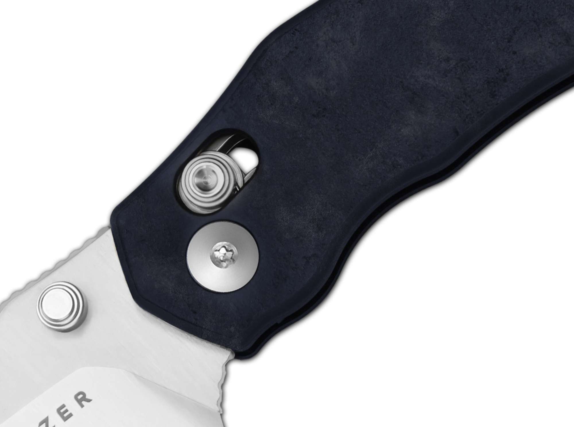 Briceag Mini Bulldog Nitro-V Richlite Blue Canyon Kizer- Lama Sheepfoot, Clutch Lock