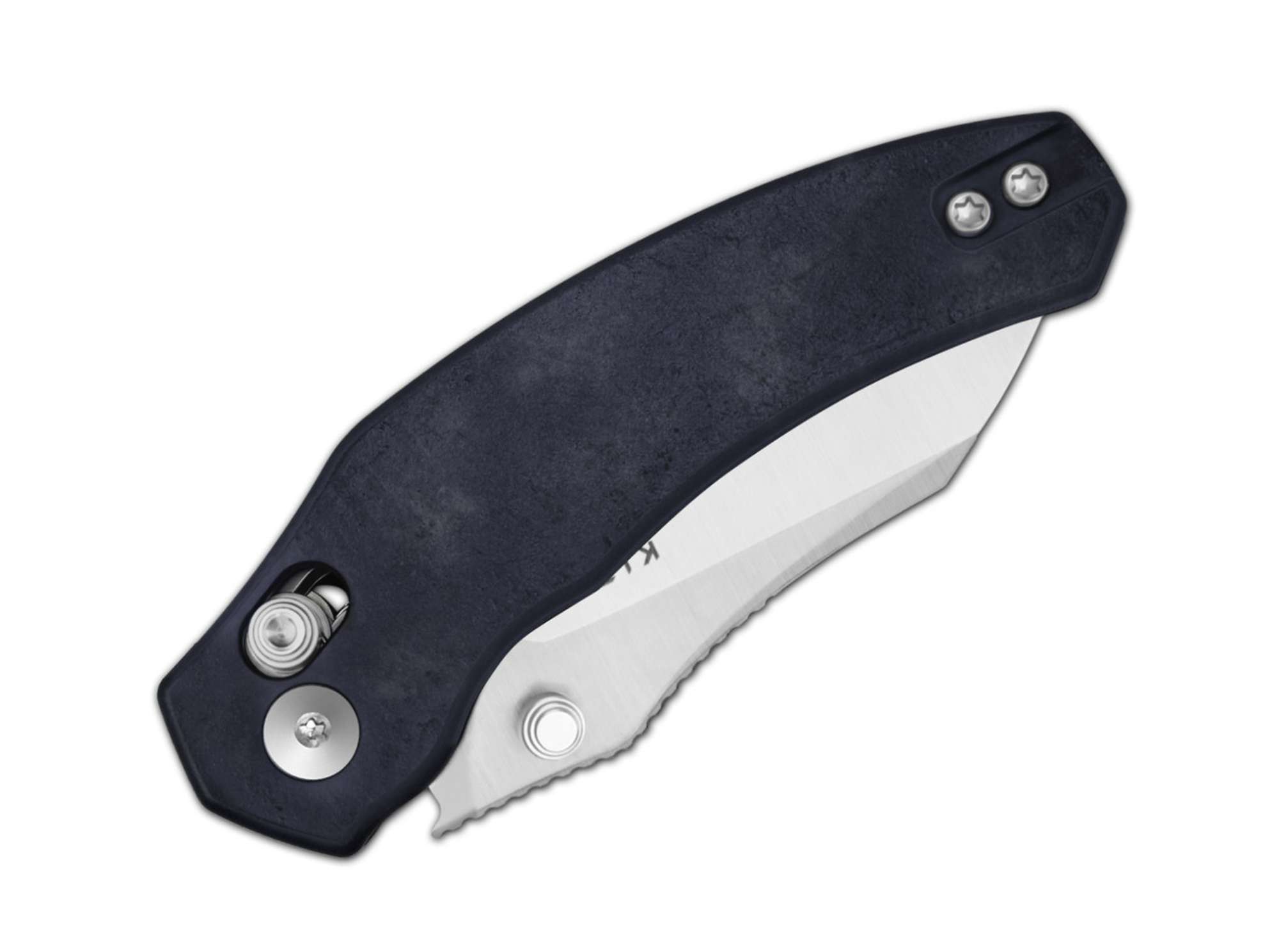 Briceag Mini Bulldog Nitro-V Richlite Blue Canyon Kizer- Lama Sheepfoot, Clutch Lock