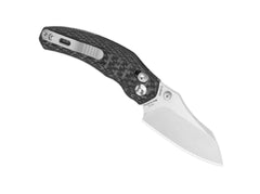Briceag Mini Bulldog S45VN CF Kizer- Lama Sheepfoot S45VN, Maner Fibra Carbon