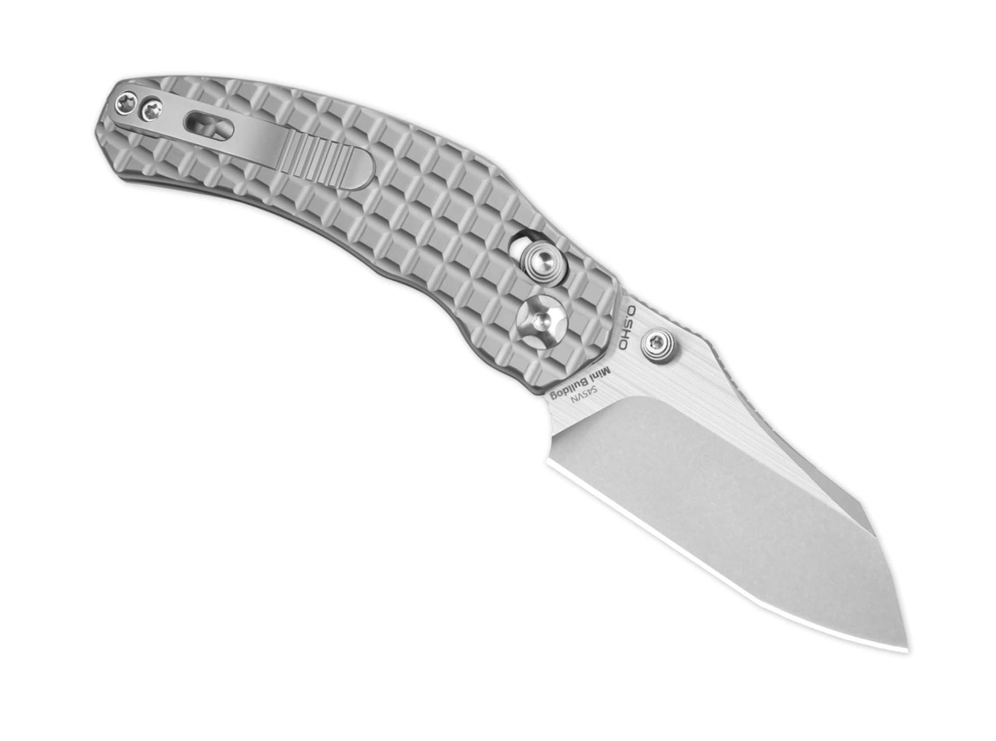 Briceag Mini Bulldog S45VN Grey Ti Kizer- Lama S45VN, Maner Titan