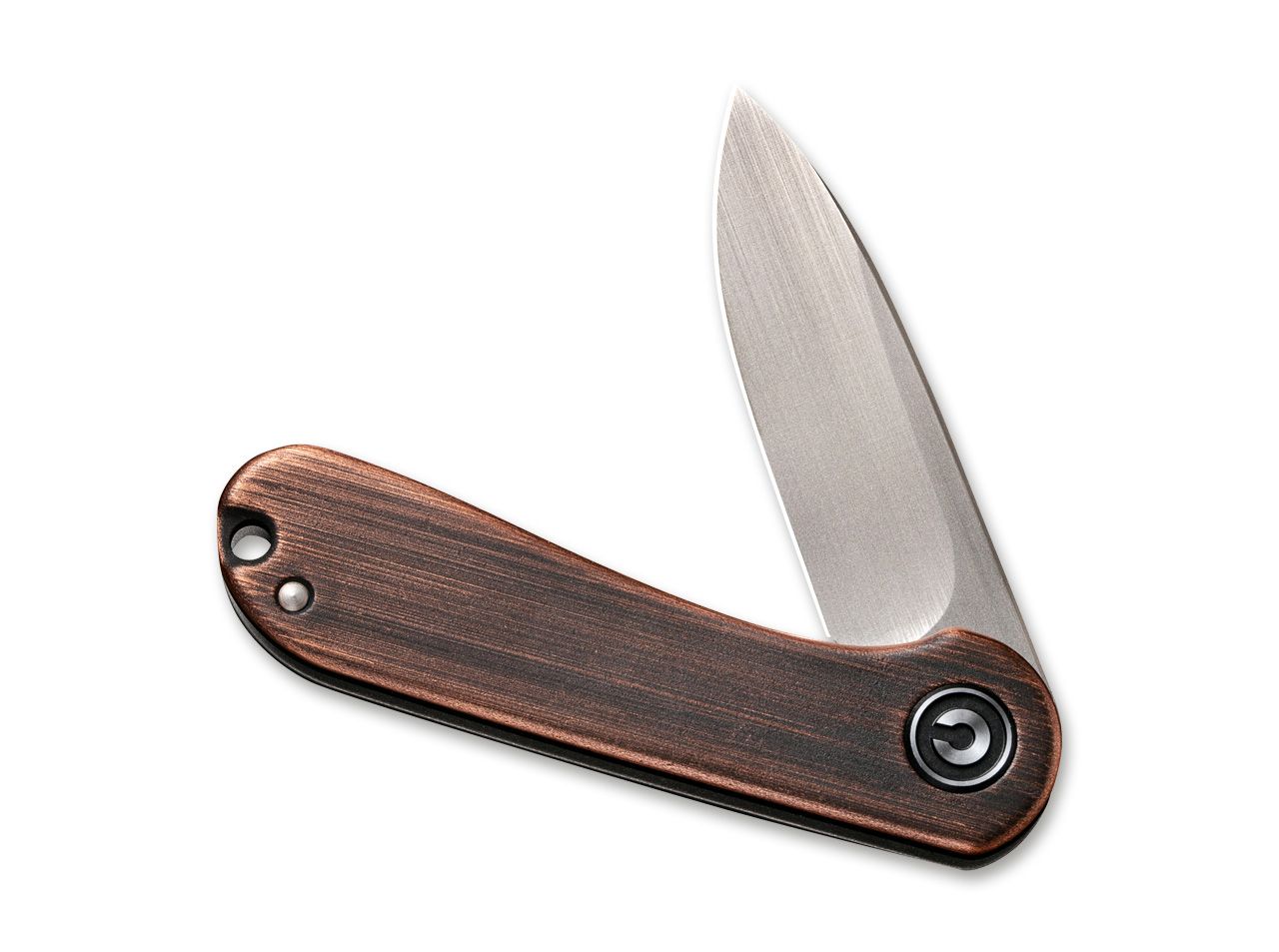 Briceag Mini Elementum Copper CIVIVI- Maner Cupru, Blocare Framelock