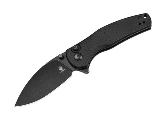 Briceag Mini Grouper G10 Black Kizer- Lama Nitro-V, Mecanism Button Lock
