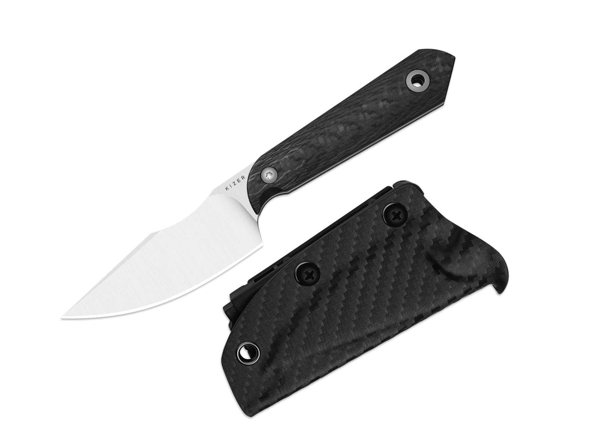 Briceag Mini Harpoon M390 CF Kizer- Lamă M390, Utilizare EDC