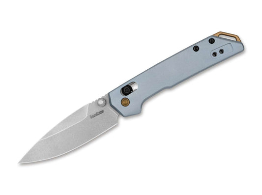 Briceag Mini Iridium Ice Blue Kershaw- Lama D2, Maner Aluminiu Ice Blue