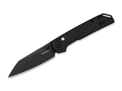 Briceag Mini Iridium Reverse Tanto Black Kershaw- Lama D2, Maner Aluminiu Negru