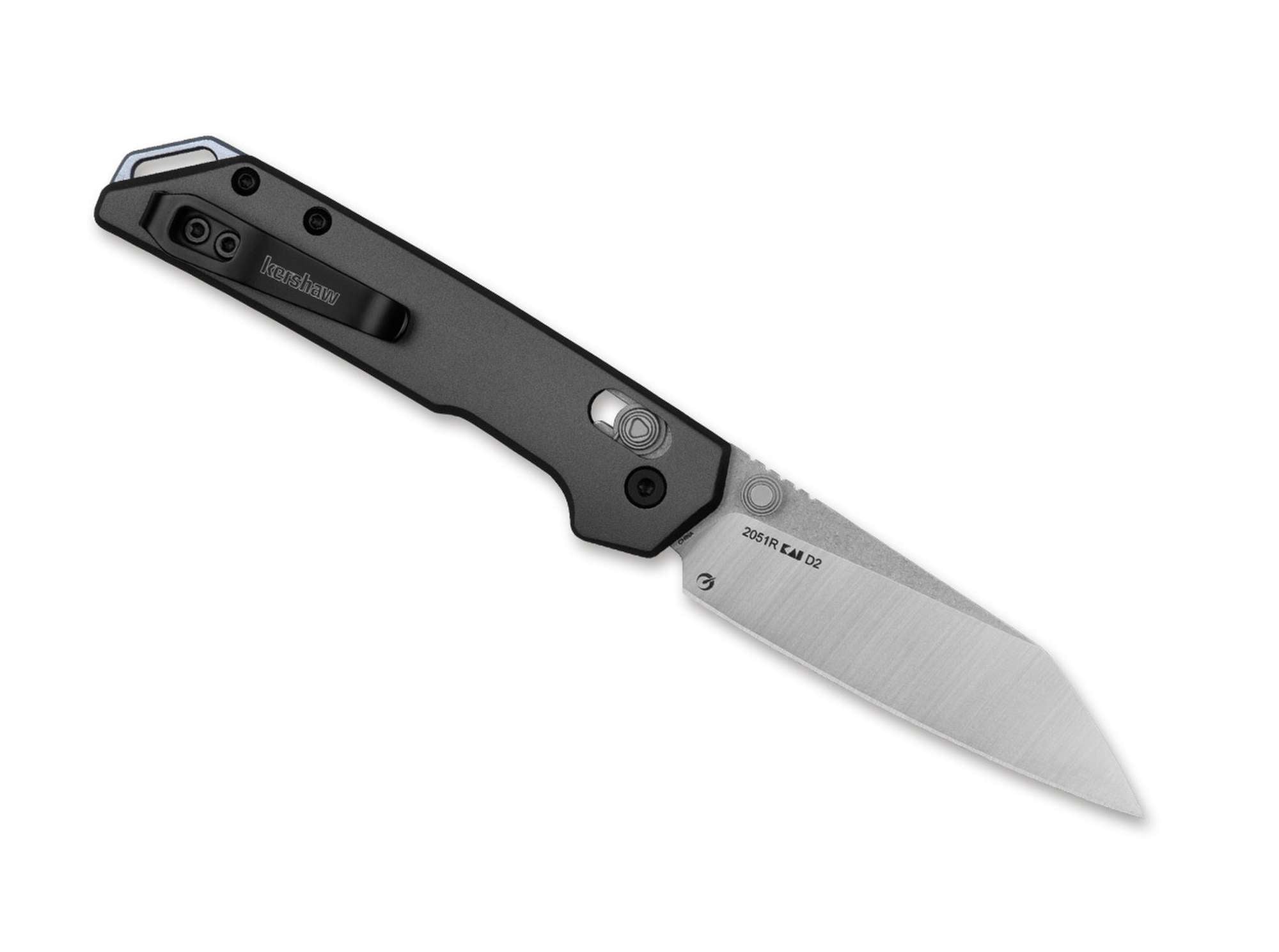 Briceag Mini Iridium Reverse Tanto Kershaw- Lama D2 Reverse Tanto, Mecanism DuraLock