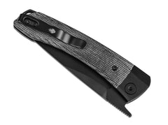 Briceag Mini Momo 154CM Aluminum & Micarta All Black Kizer- Lama 154CM, Maner Aluminiu & Micarta