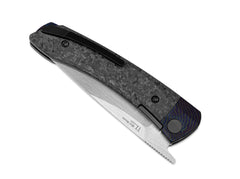 Briceag Mini MoMo M390 Ti Marble CF Kizer- Lama M390, Maner Premium