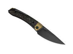 Briceag Mini MoMo S90V Ti Fat Carbon Camo Gold Kizer- Compact, Modern