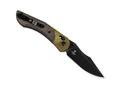 Briceag Mini Mystic 154CM PEI & Burlap Micarta Kizer- Lama 154CM, Maner Micarta