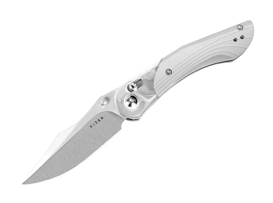 Briceag Mini Mystic Nitro-V Acrylic & Aluminum Kizer- Lama Nitro-V, Maner Acril