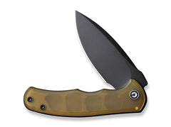Briceag Mini Praxis Ultem Amber & Black CIVIVI- Lama D2, Maner Ergonomic Ultem