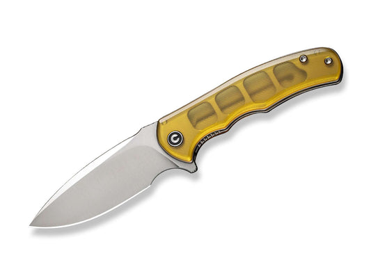 Briceag Mini Praxis Ultem Amber CIVIVI- Maner Ultem Amber, Lama D2