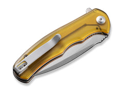Briceag Mini Praxis Ultem Amber CIVIVI- Maner Ultem Amber, Lama D2