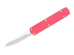 Briceag Mini Red Mamba Gen II Drop Not Serrated CobraTec- OTF, Maner Rosu