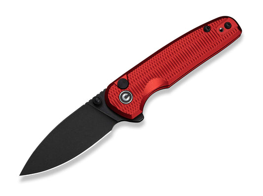 Briceag Mini Shakan Nitro-V Red Aluminum Black Stonewash CIVIVI- EDC, Fix