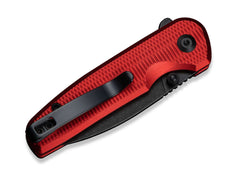 Briceag Mini Shakan Nitro-V Red Aluminum Black Stonewash CIVIVI- EDC, Fix